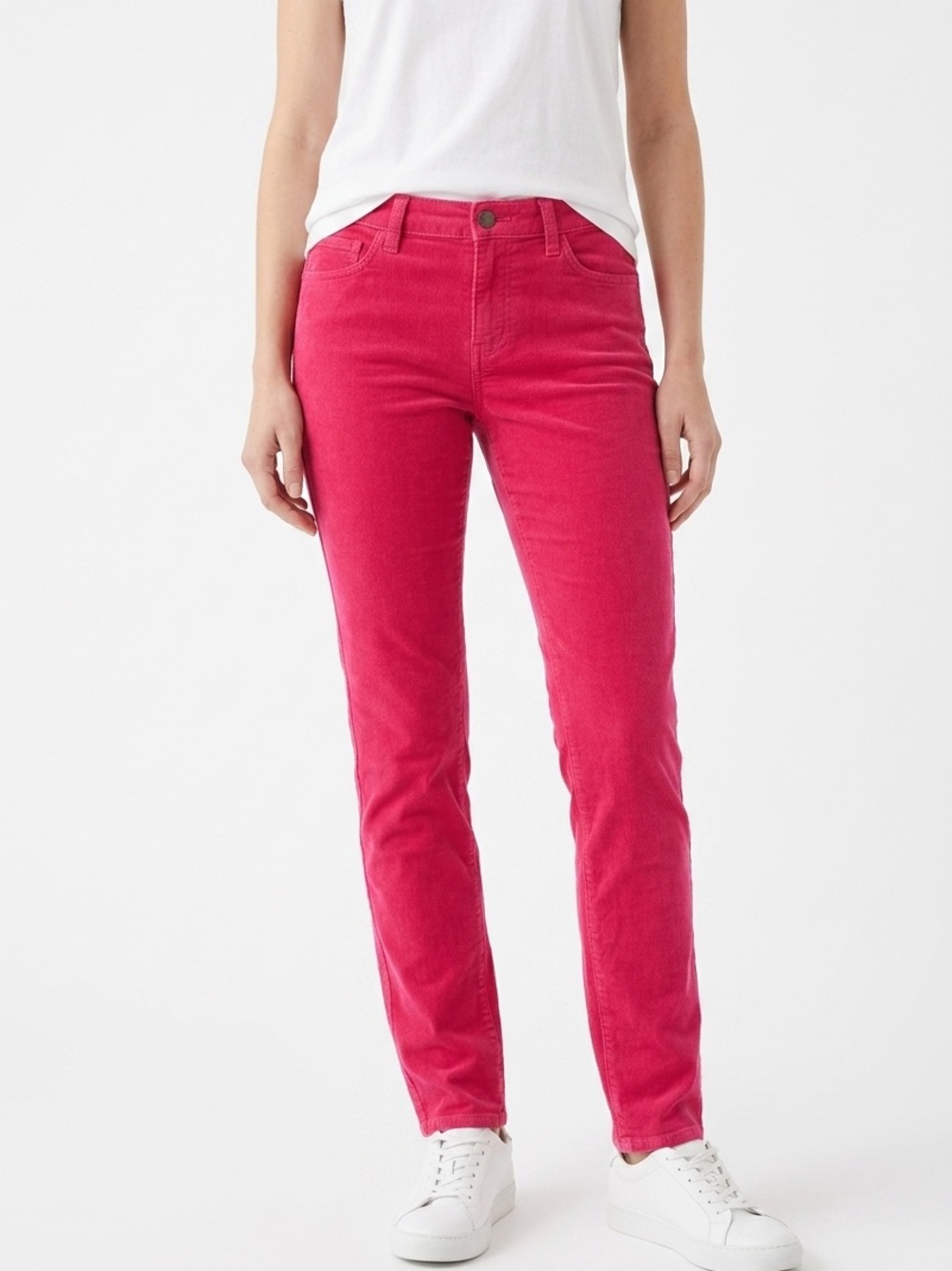 VINEYARD VINES | Dark Pink Slim Straight Jeans Flap Pockets Women’s Size 2